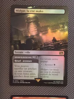 Mtg FIN Final Fantasy - Midgar, Cite Mako FR -NM FOIL French - Image 1