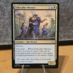 MTG Tidecaller Mentor Bloomburrow Set Uncommon #236 NM Fresh Pull No Play - Image 1