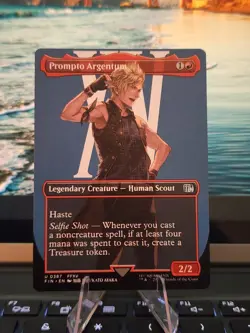 MTG Final Fantasy | Borderless | Prompto Argentum - Image 1