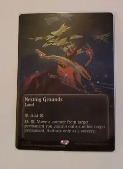 Nesting Grounds (#166) - Galaxy Foil Extended Art EOS NM MTG - Image 1