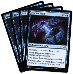 x4 Tractor Beam - 0082 - Edge of Eternities - MTG - NM Ships Now - Image 1