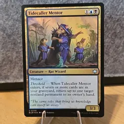 MTG Tidecaller Mentor Bloomburrow Set Foil Uncommon #236 NM Fresh Pull No Play - Image 1