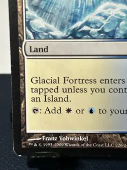 MTG: Glacial Fortress Core Set 2010 (M10) Regular Planes Island Rare Land - Image 4