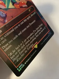 MTG Unexpected Windfall (Rainbow Foil) Secret Lair x Sonic 2092 NM - Image 2