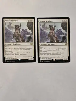 2x Rescue Retriever - Showcase - The Brother's War - Near Mint - MTG - Image 1