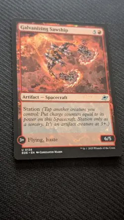 mtg NM U - Galvanizing Sawship: Edge of Eternities - Image 1