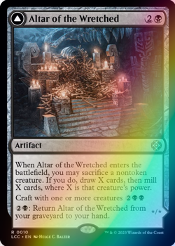 MTG - Altar of the Wretched - LCI 0010 - Lost Caverns of Ixalan - Rare - Magic - Image 1