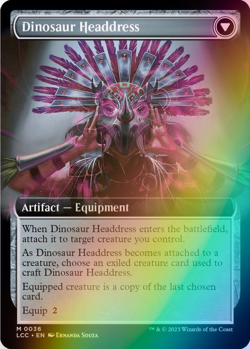 MTG - Paleontologist's Pick-Axe - Foil Extended Art - LCI 36 Lost Caverns Ixalan - Image 2