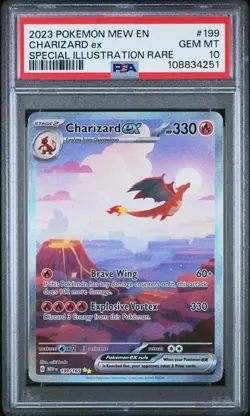 SEQUENTIAL PSA 10 CHARIZARD EX 199 & 201 US JAPANESE 151 SCARLET VIOLET POKEMON - Image 3