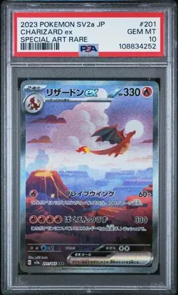 SEQUENTIAL PSA 10 CHARIZARD EX 199 & 201 US JAPANESE 151 SCARLET VIOLET POKEMON - Image 5