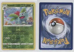Ivysaur Reverse Foil Pokemon Sword & Shield Pokemon Go #002 0u2j - Image 3