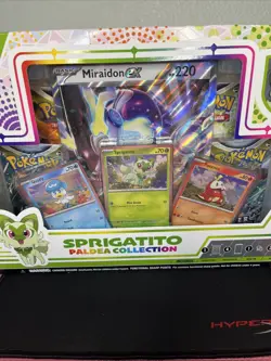 Pokemon TCG: SV Paldea Collection Sprigatito/Miraidon (4 Packs 3 Promos) Sealed! - Image 3