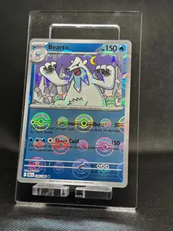 Beartic POKEBALL Reverse Holo BLK 026/086 Black Bolt Pokemon Pack Fresh English - Image 1