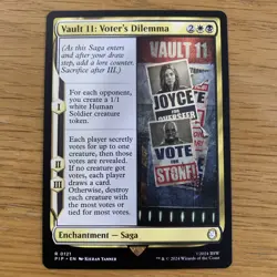 Vault 11: Voter's Dilemma ~ Commander: Fallout [ NearMint ] [ Magic MTG ] Rare - Image 1