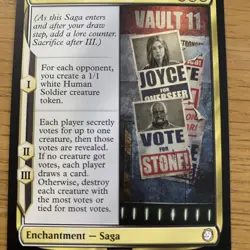 Vault 11: Voter's Dilemma ~ Commander: Fallout [ NearMint ] [ Magic MTG ] Rare - Image 2