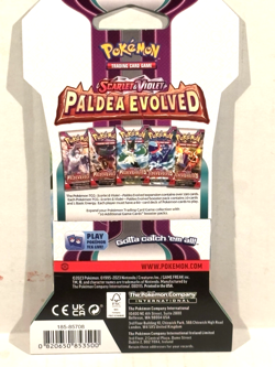 Pokemon Paldea Evolved Scarlet Violet Booster Pack Random Cover Art Sealed NEW - Image 3