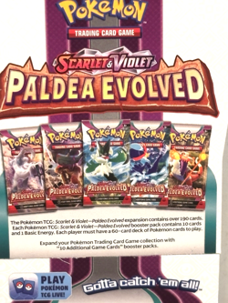 Pokemon Paldea Evolved Scarlet Violet Booster Pack Random Cover Art Sealed NEW - Image 4