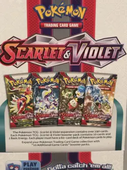 Pokemon Scarlet Violet Booster Pack Random Cover Art Sealed NEW - Image 5