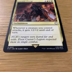 MTG Fervent Charge [Fallout, Near Mint] Magic The Gathering Card Rare - Image 3