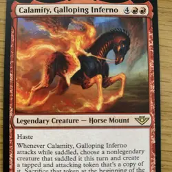 MTG Calamity, Galloping Inferno [Outlaws of Thunder Junction] Rare Magic Card - Image 2