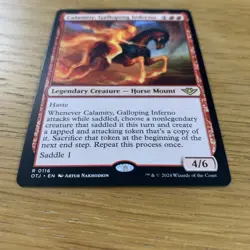 MTG Calamity, Galloping Inferno [Outlaws of Thunder Junction] Rare Magic Card - Image 3