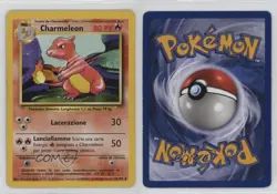 Charmeleon Italian Pokemon Base Set #24 1999 15fy - Image 3