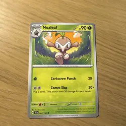 Nuzleaf (004/162) (Reverse Holo) Temporal Forces - Pokemon TCG X2 - Image 1