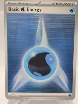 Basic Energy Water SVE 019 Reverse Holo Black Bolt/ White Flare Pokemon - Image 1