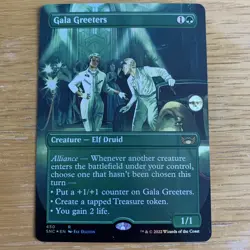 MTG Gala Greeters New Capenna - Foil Borderless Promo Rare NM Magic Card ENG - Image 1