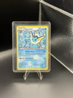 Vaporeon Black Star Promo Pokemon 2013 Black & White Sylveon Collection BW89 LP - Image 1