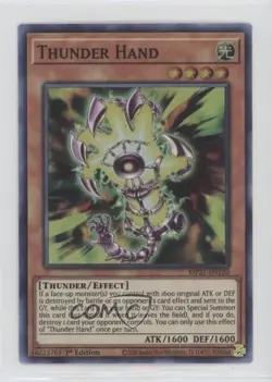 Thunder Hand 1st Ed. YuGiOh Tin of Ancient Battles #MP21-EN120 0q1p - Image 1