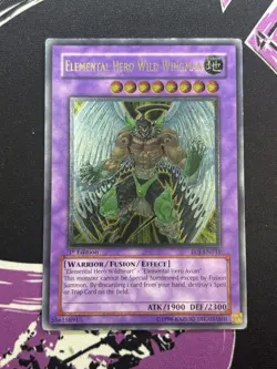 Yugioh Elemental Hero Wild Wingman EOJ-EN035 Ultimate Rare 1st Edition NM - Image 1