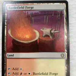 MTG ~ Battlefield Forge ~ Dominaria United Commander ~ Near Mint ~ Rare Magic - Image 2