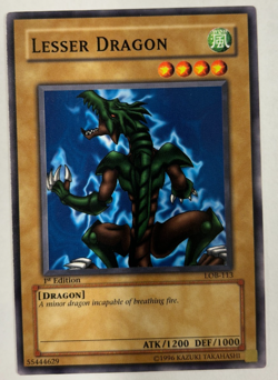 Yugioh LOB-102 Metal Dragon 1st Ed. Vintage Original Mint out of Pack + Monsters - Image 5