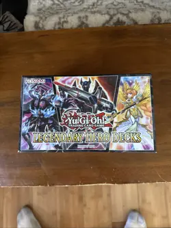 YuGiOh LEGENDARY HERO DECKS Box Set 3 Decks Factory Sealed - Image 1