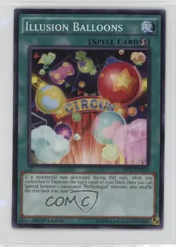 Illusion Balloons 1st Ed. YuGiOh Mega-Tins Mega Pack #MP15-EN226 12bz - Image 1