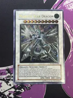 Yugioh Majestic Star Dragon SOVR-EN040 Ultimate Rare Unlimited NM Stardust Overd - Image 1