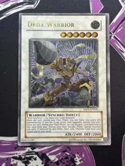 Yugioh Drill Warrior ABPF-EN041 Ultimate Rare Unlimited NM Absolute Powerforce - Image 3
