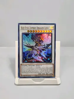 Red-Eyes Zombie Dragon Lord DIFO-EN039 Ultra Rare 1st Edition Yugioh - Image 1