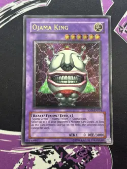 Yugioh Ojama King SOD-EN034 Ultimate Rare Unlimited LP Soul of the Duelist - Image 1