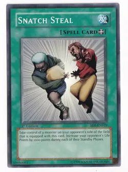 Yugioh! Snatch Steal - SD5-EN019 - Common - 1st Edition Near Mint, English - Image 1