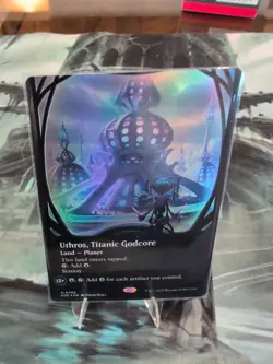 Uthros, Titanic Godcore (Borderless Showcase Foil) Edge of Eternities MTG - Image 3