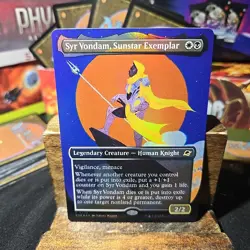 Syr Vondam, Sunstar Exemplar (Borderless) Edge of Eternities Foil - Image 2