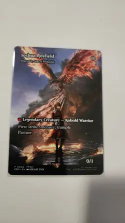 MTG Final Fantasy Promo Joshua Rosfield Rograkh, Son Of Rohgahh (NM) - Image 1
