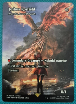 MTG Final Fantasy Promo Joshua Rosfield Rograkh, Son of Rohgahh (NM) - Image 1