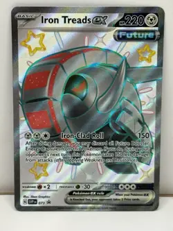 Pokemon Card Iron Treads EX 073 Scarlet & Violet Black Star Promo Near Mint - Image 1