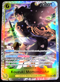 Kouzuki Momonosuke ST28-004 SR ONE PIECE Tcg Card Game NM Yellow - Image 1