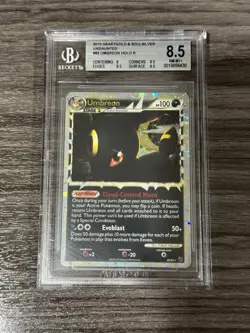 Pokemon Umbreon Prime Undaunted Holo Ultra Rare Card 2010 86/90 Beckett 8.5 - Image 1