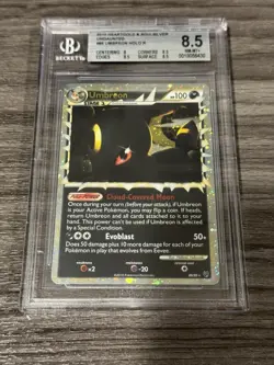 Pokemon Umbreon Prime Undaunted Holo Ultra Rare Card 2010 86/90 Beckett 8.5 - Image 2
