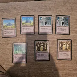 Magic The Gathering Fallen Empires Uncommon Land Card Lot 1994 Mtg Dwarven Ruins - Image 1